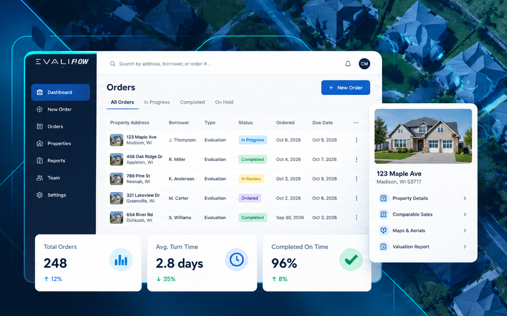 EvaliFLOW Web dashboard
